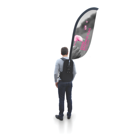 Zoom Backpack Flag (Feather)